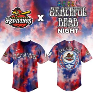 Rochester Red Wings Grateful Dead Night Jersey