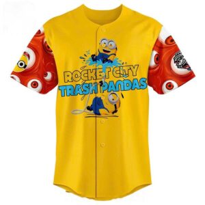 Rocket City Trash Pandas Minion Monsters 2026 Custom Baseball Jersey
