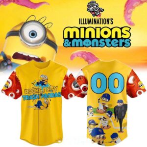 Rocket City Trash Pandas Minion Monsters 2026 Custom Baseball Jersey
