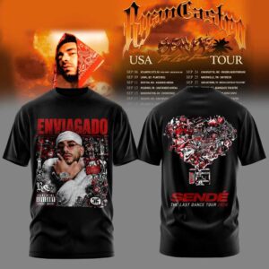 Ryan Castro Sende World Tour 2026 Black T Shirt
