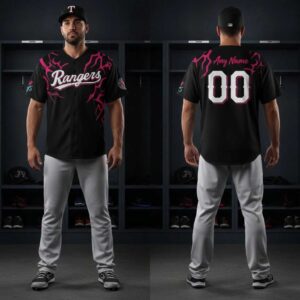 Saja Boys Texas Rangers Edition Baseball Jersey