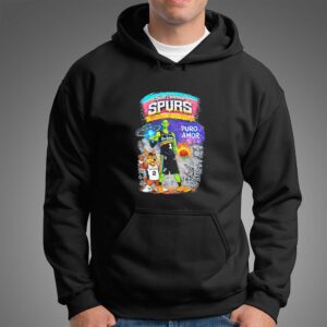 San Antonio Spurs Alien Basketball Mascot Puro Amor San Antonio Spurs T Shirt