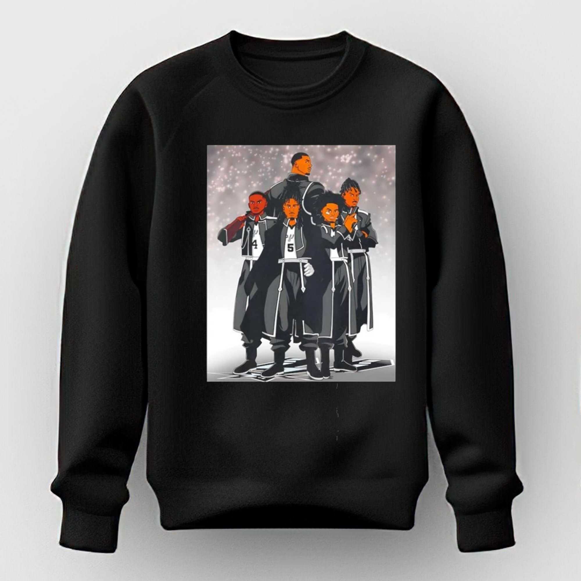 San Antonio Spurs Anime Style Players 4 5 Shirt San Antonio Spurs Anime Style Players 4 5 Shirt