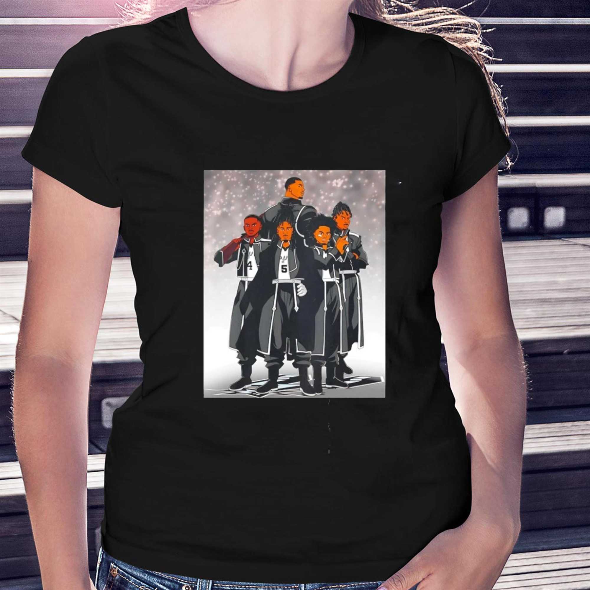 San Antonio Spurs Anime Style Players 4 5 Shirt San Antonio Spurs Anime Style Players 4 5 Shirt