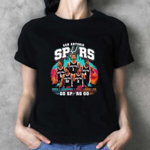 San Antonio Spurs T Shirt Go Spurs Go Castle Champagnie Wemby Harper Fox