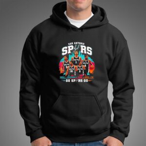 San Antonio Spurs T Shirt Go Spurs Go Castle Champagnie Wemby Harper Fox