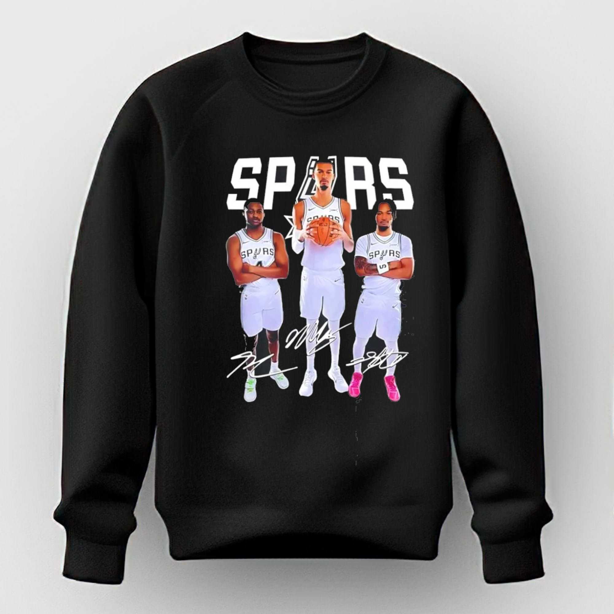 San Antonio Spurs Victor Wembanyama Devin Vassell Jeremy Sochan Players Tee San Antonio Spurs Victor Wembanyama Devin Vassell Jeremy Sochan Players Tee