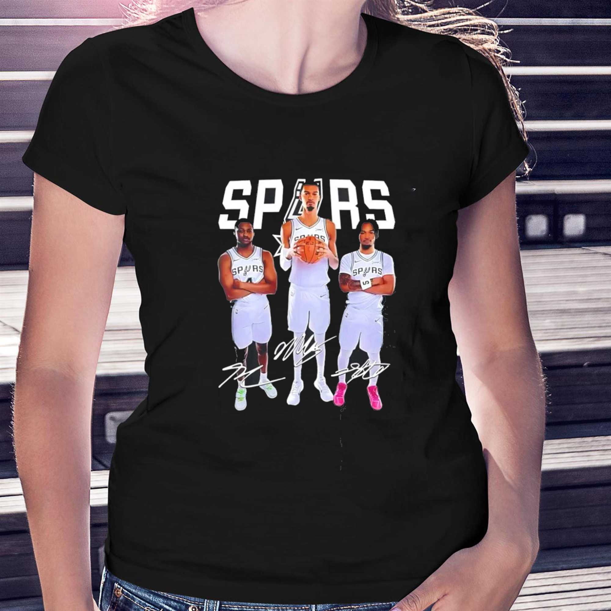 San Antonio Spurs Victor Wembanyama Devin Vassell Jeremy Sochan Players Tee San Antonio Spurs Victor Wembanyama Devin Vassell Jeremy Sochan Players Tee