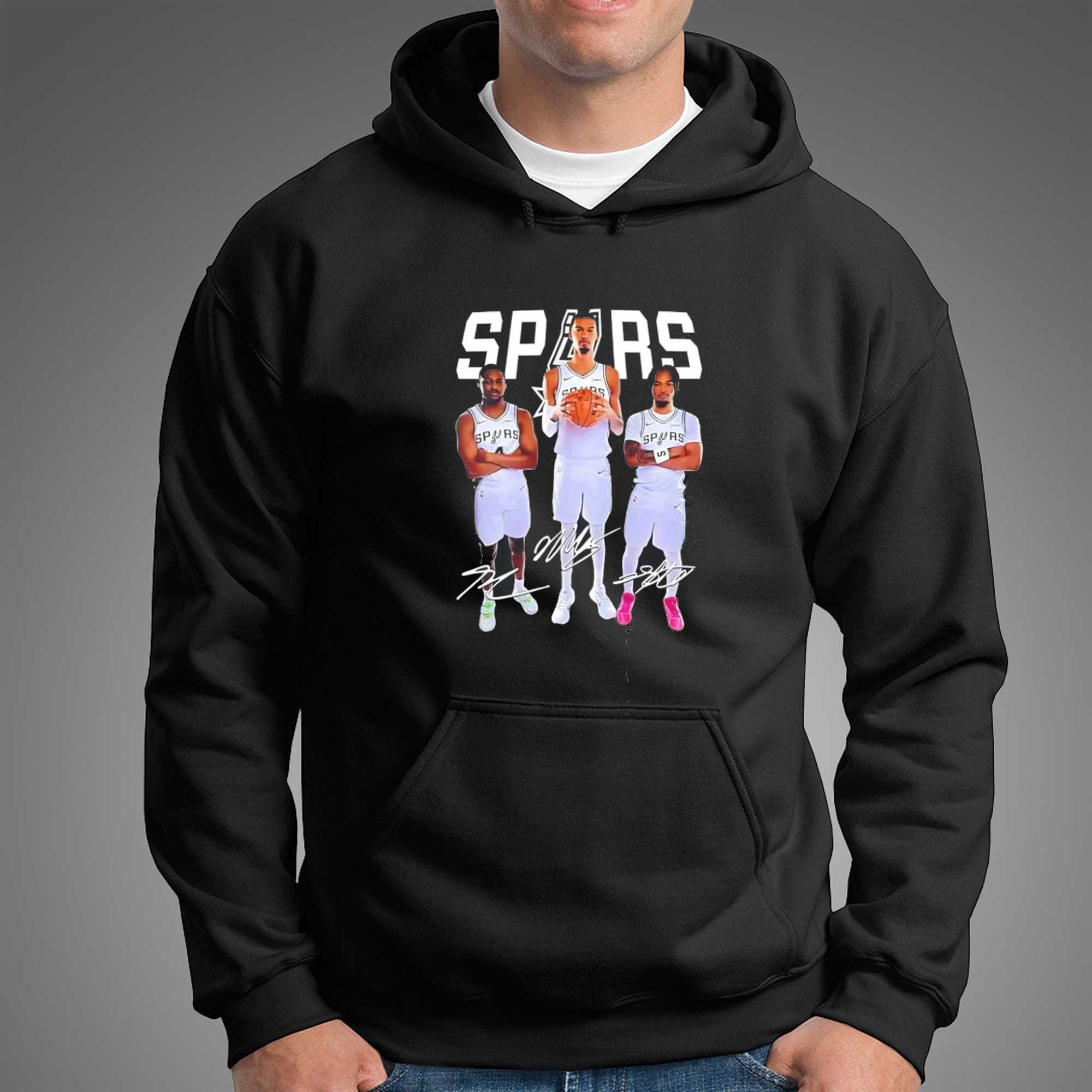 San Antonio Spurs Victor Wembanyama Devin Vassell Jeremy Sochan Players Tee San Antonio Spurs Victor Wembanyama Devin Vassell Jeremy Sochan Players Tee
