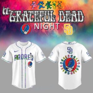 San Diego Padres Grateful Dead Night 2026 MLB Custom Jersey