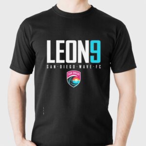 San Diego Wave FC Leon 9 San Diego Wave FC NWSL player name jersey shirt