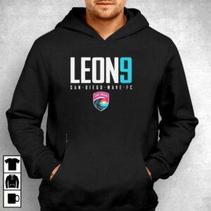 San Diego Wave FC Leon 9 San Diego Wave FC NWSL player name jersey shirt