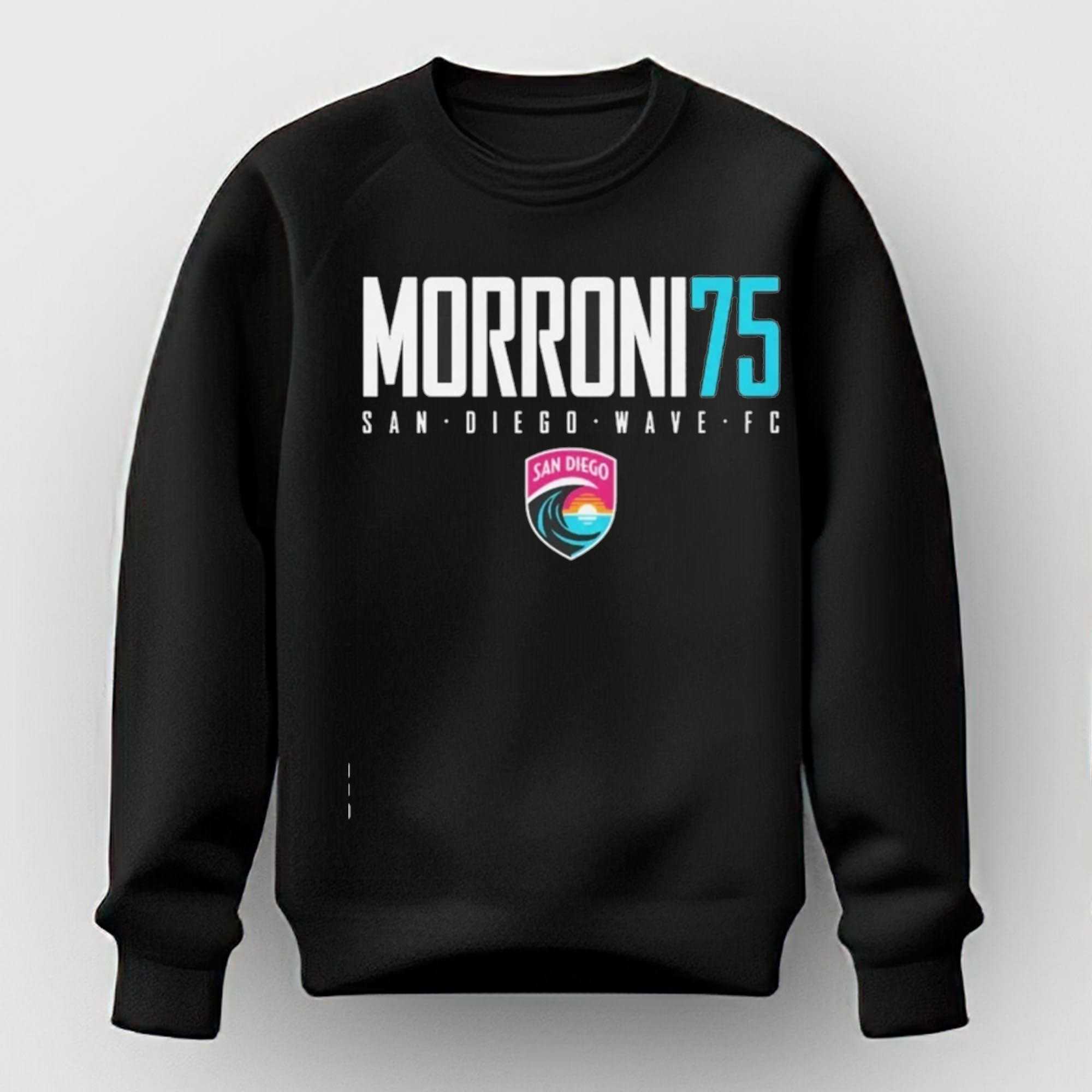 San Diego Wave FC Morroni 75 San Diego Wave FC soccer team shirt San Diego Wave FC Morroni 75 San Diego Wave FC soccer team shirt