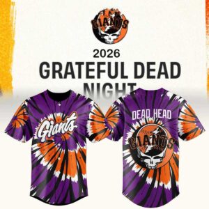 San Francisco Giants Grateful Dead Night 2026 Jersey