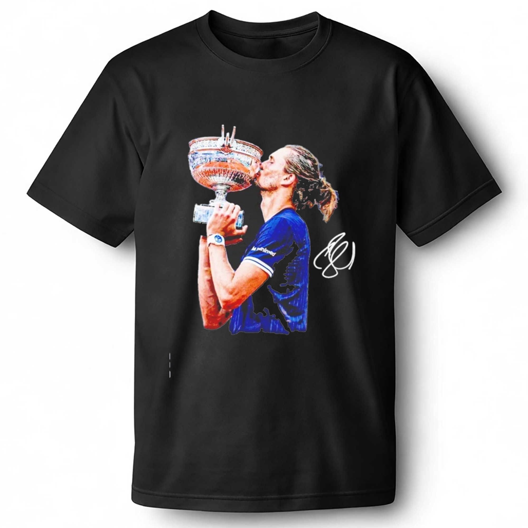 Sascha Zverev Finally Trophy Tee Sascha Zverev Finally Trophy Tee