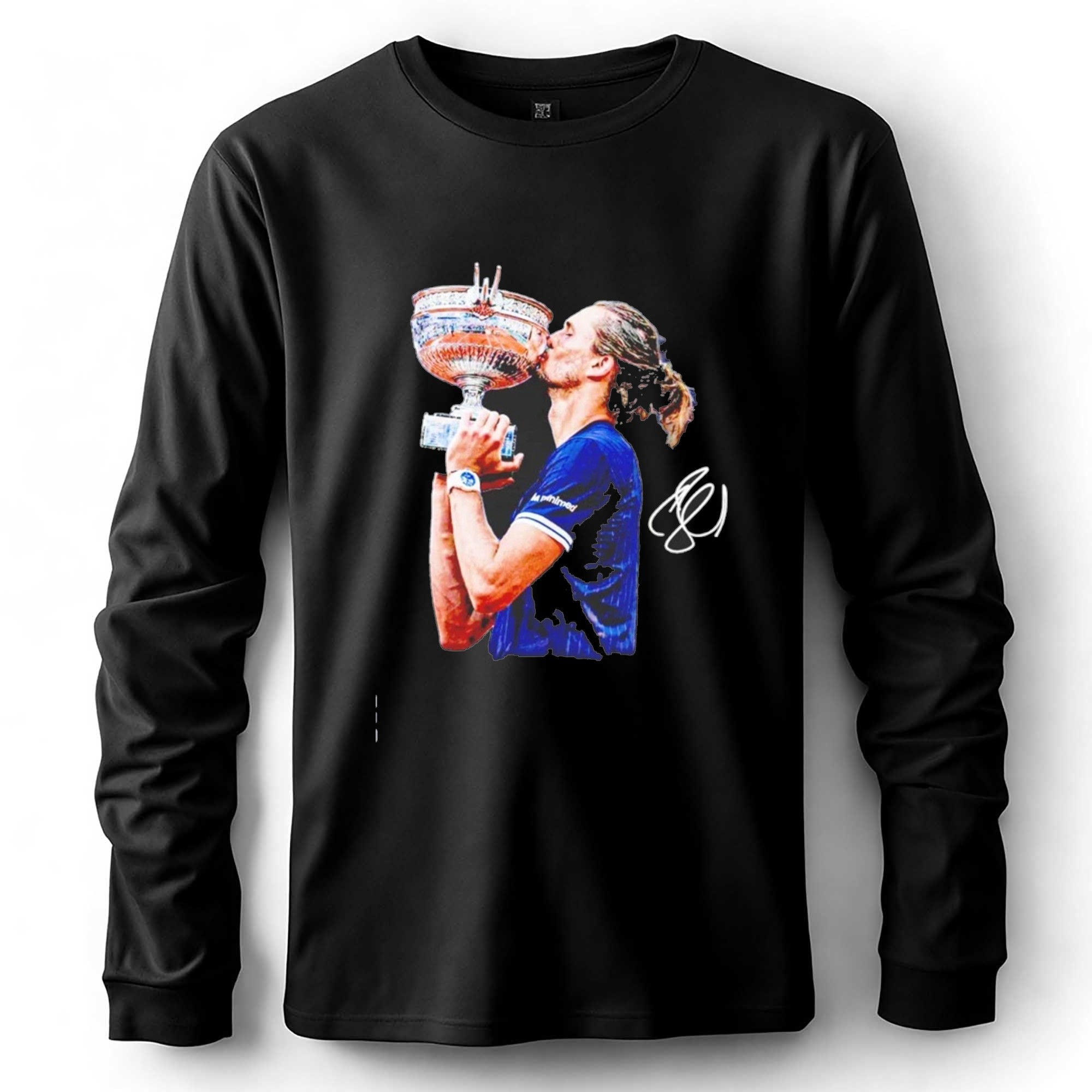 Sascha Zverev Finally Trophy Tee Sascha Zverev Finally Trophy Tee