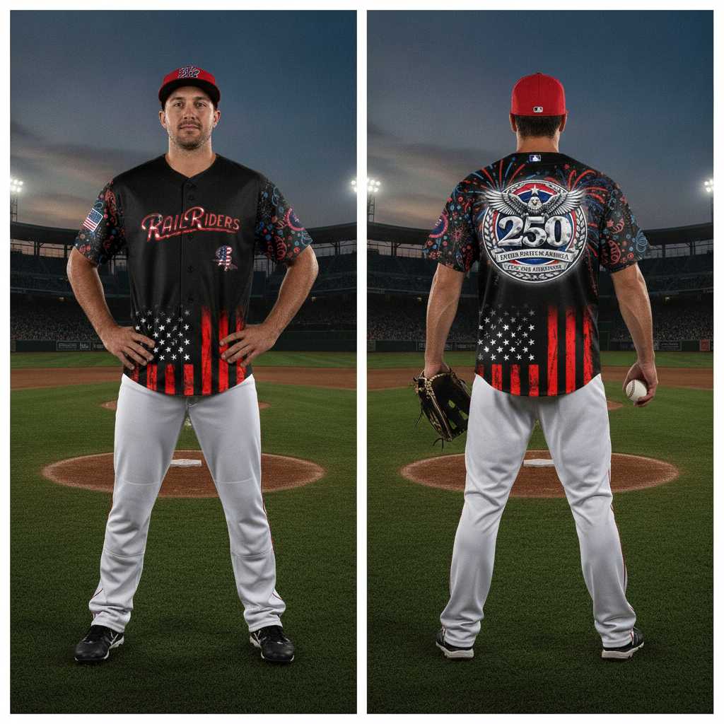 St. Paul Saints 250 Years USA Anniversary Jersey