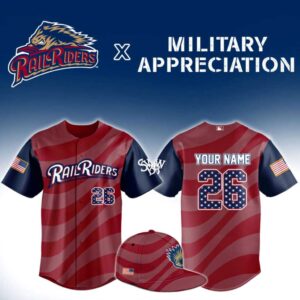 ScrantonWilkes Barre RailRiders Military Appreciation Baseball Jersey