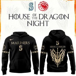 Seattle Mariners 2026 House of the Dragon Night Hoodie Shirt
