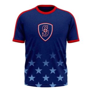 Seattle Mariners Stars Stripes Soccer 2026 Tee Hoodie