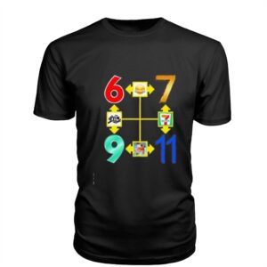 Six Seven 69 7 Eleven 911 Number Joke Internet Meme Graphic shirt