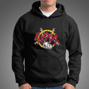 Snoop Dogg Peanuts Snoopy Slayer Heavy Metal Tee