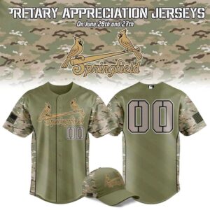 Springfield Cardinals Military Appreciation 2026 Custom Baseball Jersey