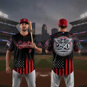 St. Paul Saints 250 Years USA Anniversary Jersey