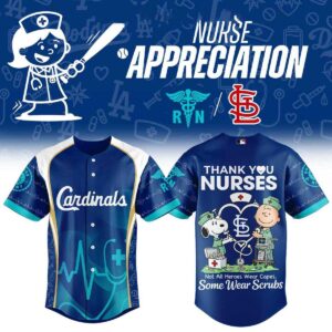 St.Louis Cardinals Snoopy Nurse Appreciation Night 2026 Jersey
