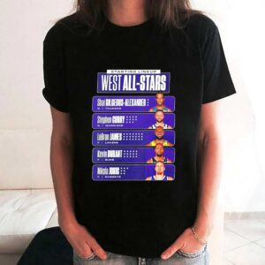 Starting Lineup West All stars Tee