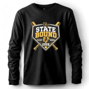 State Bound Raider Baseball Tee
