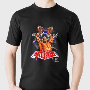 Stone Cold Steve Austin You Just Got Bit by the Rattlesnake WWF Tee