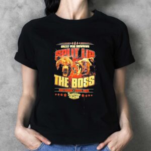 Sunshine Meadows Banff Sunshine Alberta Canada Grizzly Bear Showdown Split Up the Boss Tee