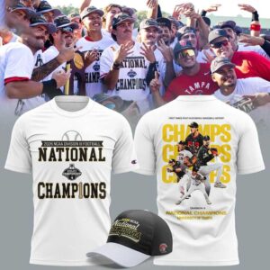 Tampa Spartans Baseball 2026 Division II National Champions Back 2 Back 2 Back Shirt