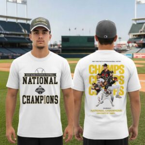 Tampa Spartans Baseball 2026 Division II National Champions Back 2 Back 2 Back Shirt