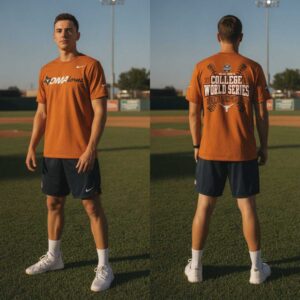 Texas Longhorns 2026 Baseball College World Series Omahorns Tee Hoodie