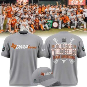 Texas Longhorns 2026 Baseball College World Series Omahorns Tee Hoodie