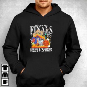 The 2026 NBA Finals Wild Wild West vs Concrete Jungle Spurs Knicks Skeleton Tee