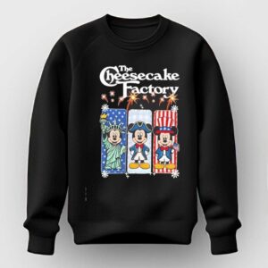 The Cheesecake Factory Mickey Mouse USA Patriotic Fireworks Tee