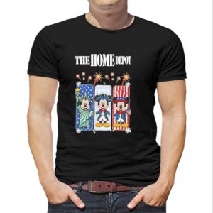 The Home Depot Mickey Mouse Statue of Liberty Uncle Sam Patriotic Tee