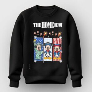 The Home Depot Mickey Mouse Statue of Liberty Uncle Sam Patriotic Tee