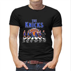The Knicks Abbey Road Josh Hart Mikal Bridges OG Anunoby Karl Anthony Towns Jalen Brunson Tom Thibodeau Tee