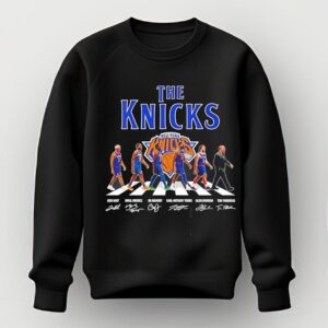 The Knicks Abbey Road Josh Hart Mikal Bridges OG Anunoby Karl Anthony Towns Jalen Brunson Tom Thibodeau Tee