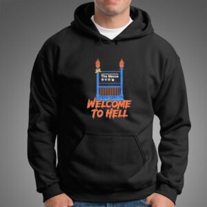 The Mecca New York NYK Subway Entrance Welcome To Hell Basketball Tee
