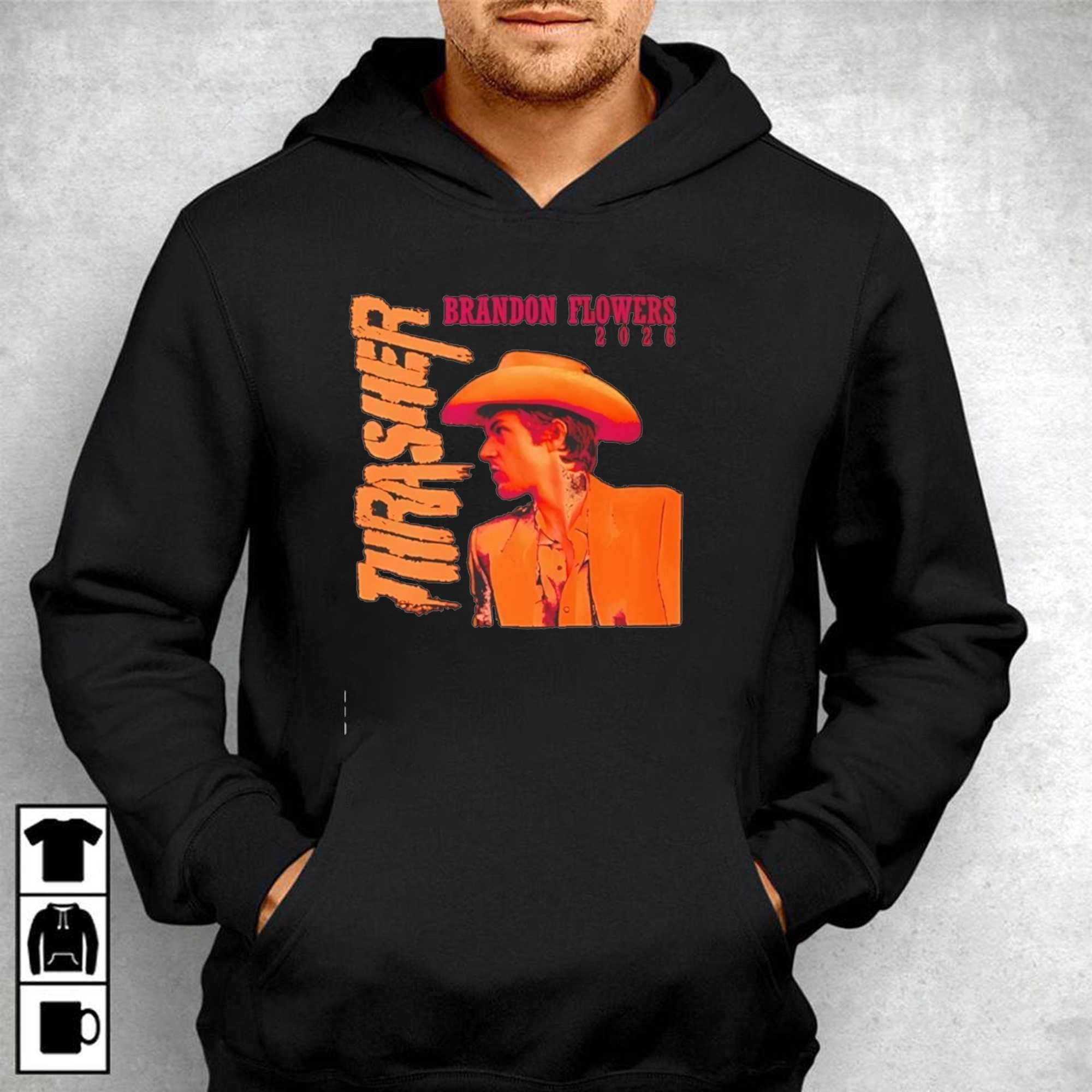 Thrasher Brandon Flowers 2026 shirt Thrasher Brandon Flowers 2026 shirt