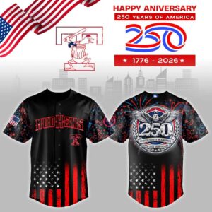 Toledo Mud Hens 250 Years USA Anniversary Jersey