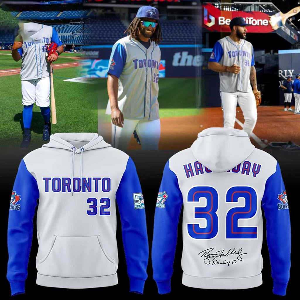Toronto Blue Jays 2026 Roy Halladay Retro Tee Hoodie Toronto Blue Jays 2026 Roy Halladay Retro Tee Hoodie