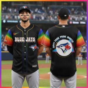 Toronto Blue Jays Celebrate Pride Month 2026 Black Baseball Jersey