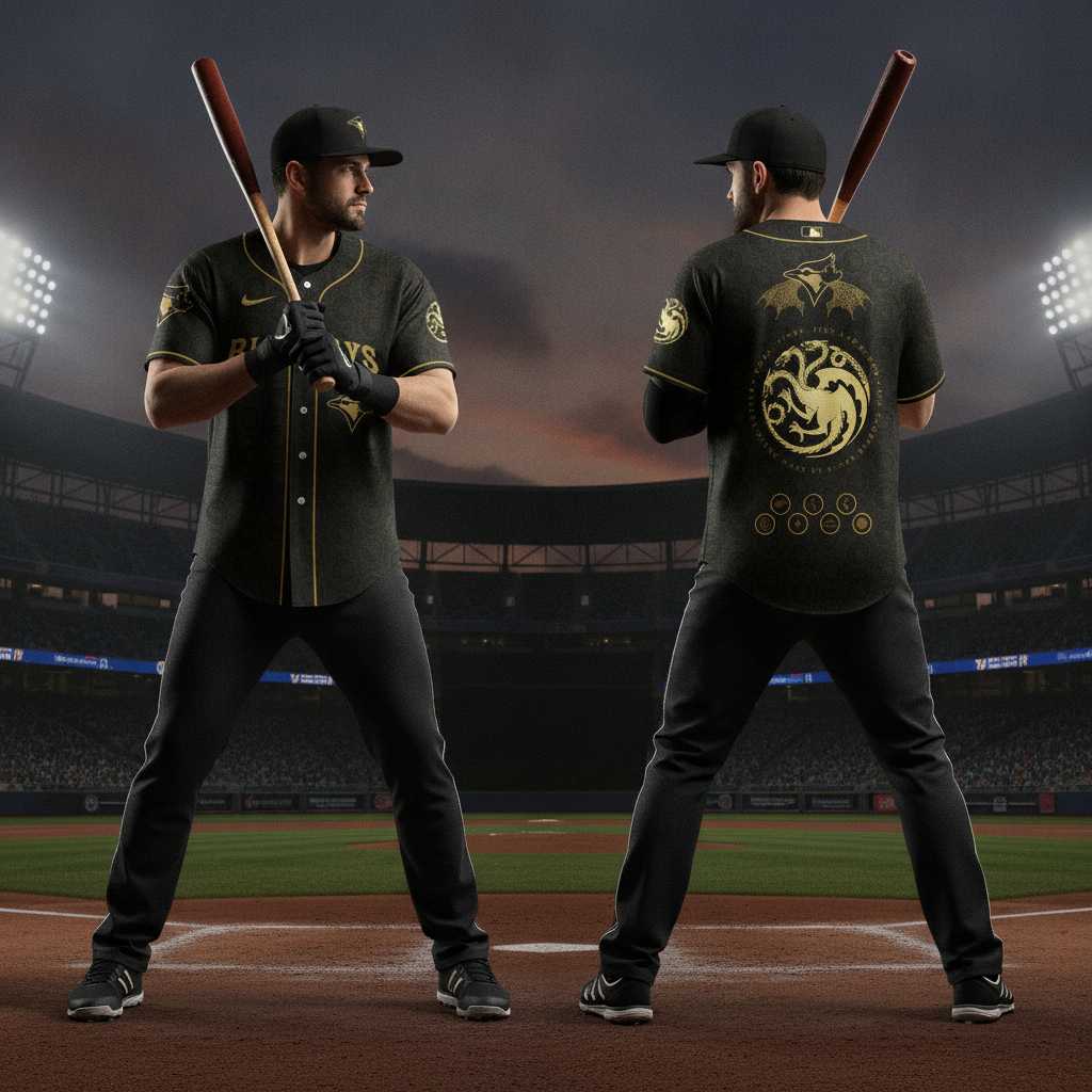 Toronto Blue Jays House Of The Dragon 2026 Baseball Jersey Toronto Blue Jays House Of The Dragon 2026 Baseball Jersey