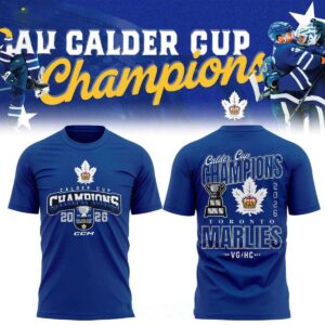 Toronto Marlies 2026 Calder Cup Champions Celebrating Tee Hoodie